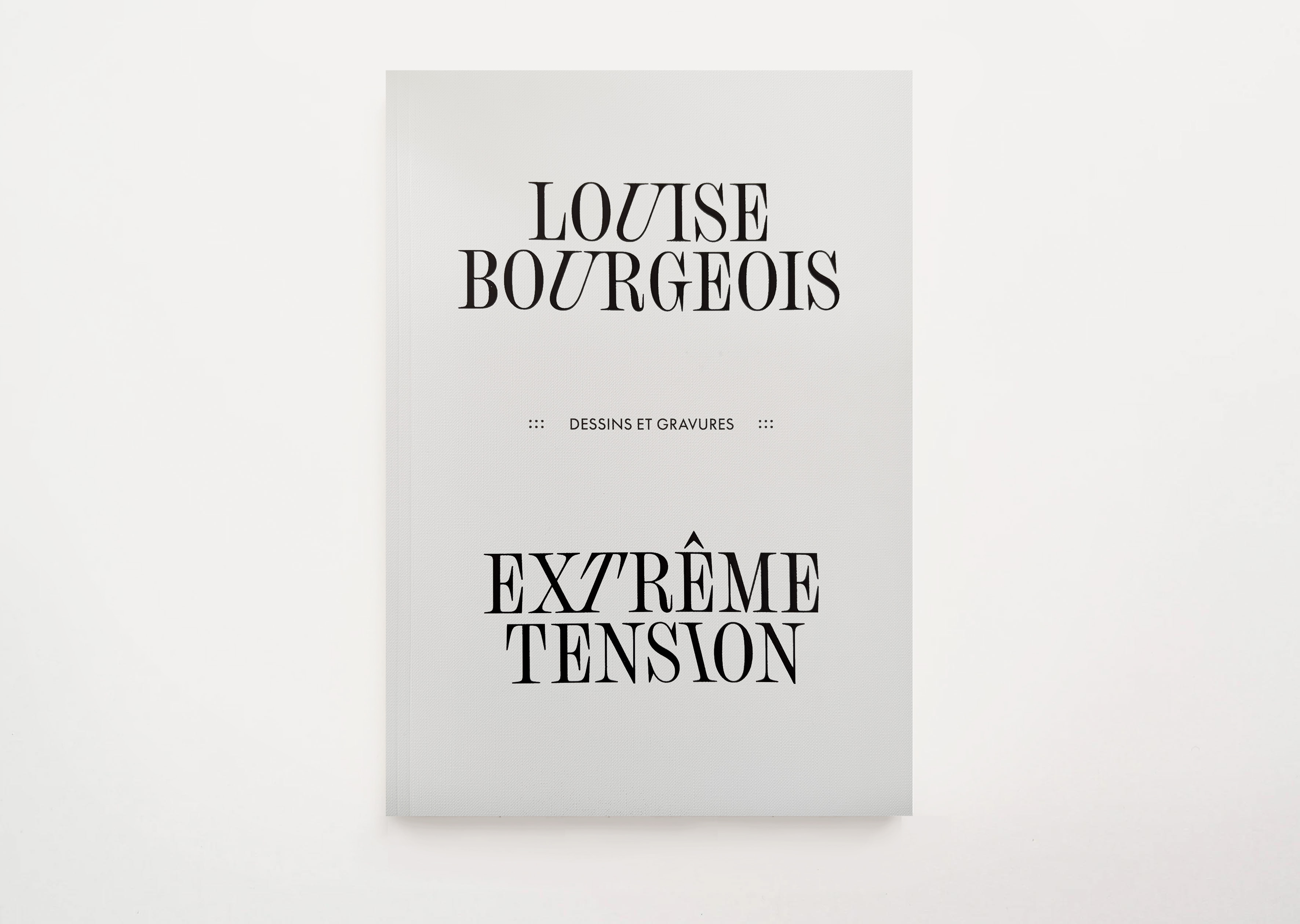 livre Louise Bourgeois. Extême tension, dessins et gravures Louise Bourgeois